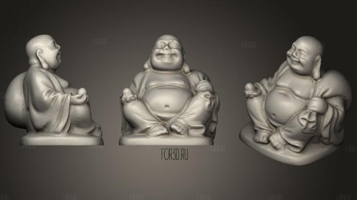 Статуя Будды 4 3d stl модель для ЧПУ